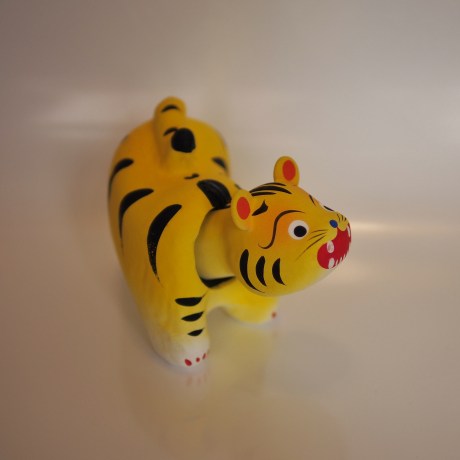 paper mache tiger